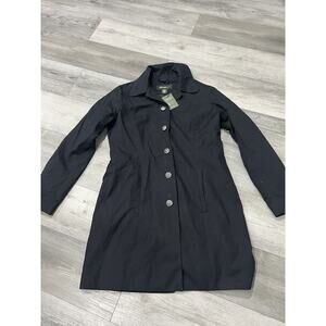 Eddie Bauer Topper Trench Coat Full Button Style -  NWT